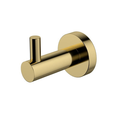 MN Mirage Single Robe Hook PVD Polished Brass - Sydney Home Centre