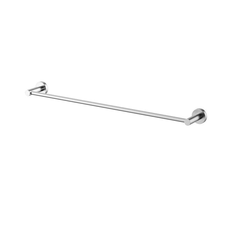 MN Mirage Single Towel Rail 600mm Electroplated Brushed Chrome - Sydney Home Centre