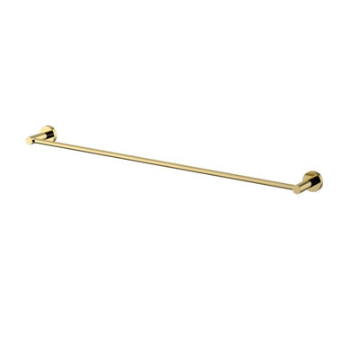 MN Mirage Single Towel Rail 750mm PVD Polished Brass - Sydney Home Centre