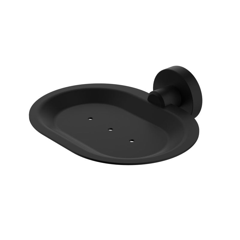 MN Mirage Soap Dish Electroplated Matte Black - Sydney Home Centre