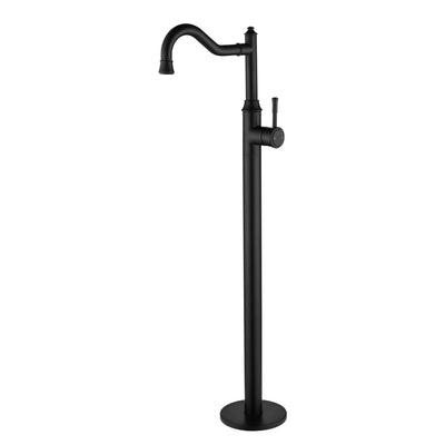 MN Montpellier Freestanding Bath Mixer Electroplated Matte Black - Sydney Home Centre