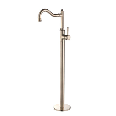 MN Montpellier Freestanding Bath Mixer PVD Brushed Nickel - Sydney Home Centre