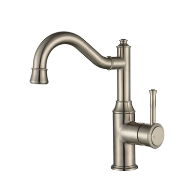 MN Montpellier High Rise Basin Mixer Brushed Nickel - Sydney Home Centre