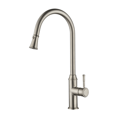 MN Montpellier Pull Out Kitchen Mixer PVD Brushed Nickel - Sydney Home Centre