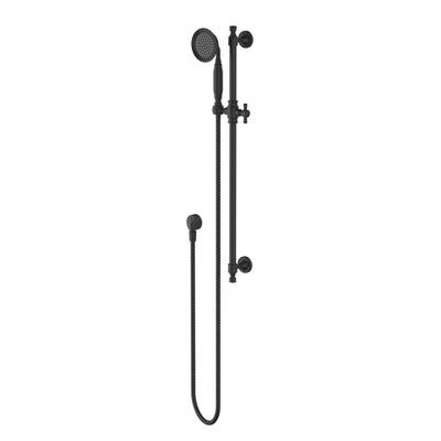 MN Montpellier Shower On Rail Electroplated Matte Black - Sydney Home Centre