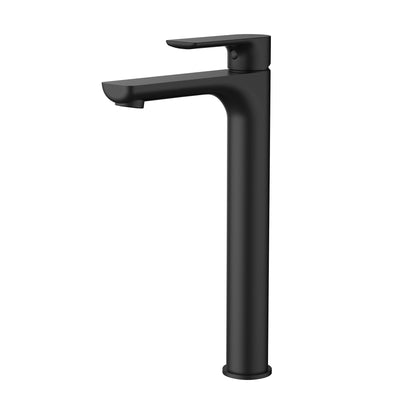 MN Nova High Rise Basin Mixer Electroplated Matte Black - Sydney Home Centre