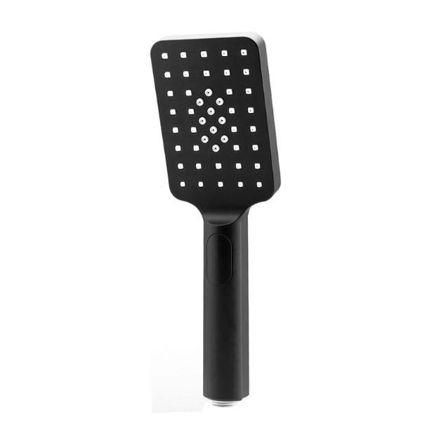 MN Paddle Square Hand Shower Electroplated Matte Black - Sydney Home Centre