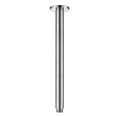 MN Round Ceiling Shower Arm 300mm Electroplated Brushed Chrome - Sydney Home Centre