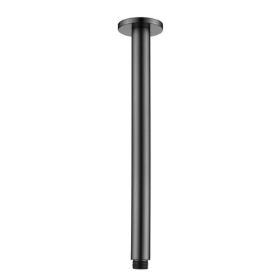 MN Round Ceiling Shower Arm 300mm Electroplated Gunmetal - Sydney Home Centre