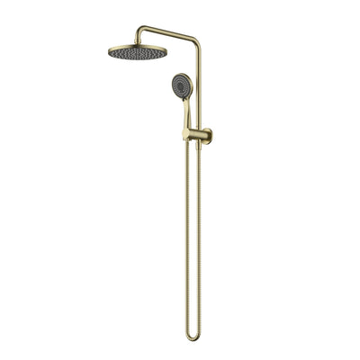 MN Round Half Column Shower Set PVD Brushed Bronze - Sydney Home Centre