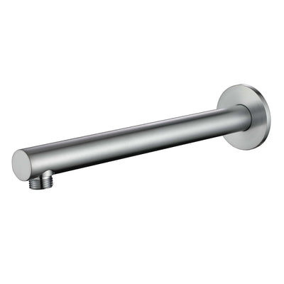 MN Round Shower Arm 300mm Electroplated Brushed Chrome - Sydney Home Centre