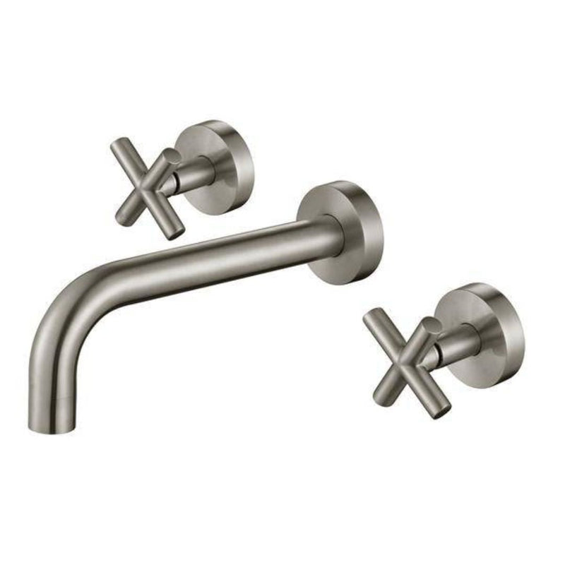 MN Ryker 1/4 Turn Bath Set Brushed Nickel - Sydney Home Centre