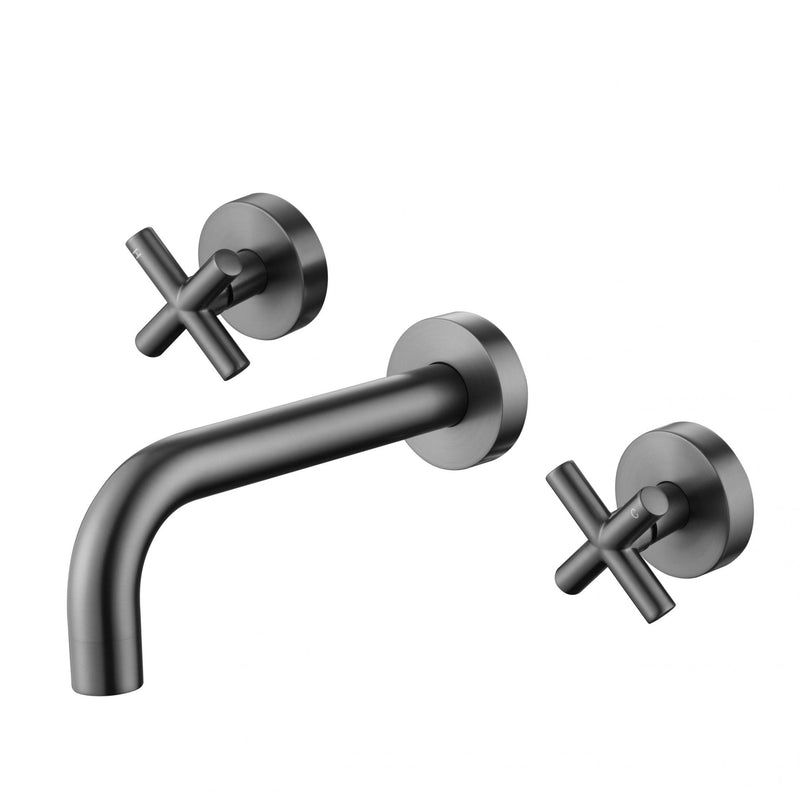 MN Ryker 1/4 Turn Bath Set Electroplated Gunmetal - Sydney Home Centre