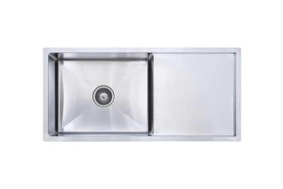 MN Single Bowl Sink 960 X 450 X 210mm - 44L Stainless Steel - Sydney Home Centre