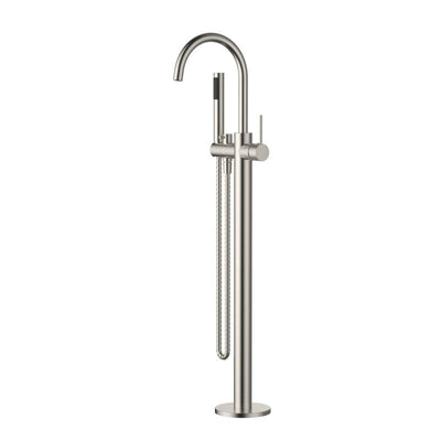 MN Star Freestanding Bath Mixer With Handshower PVD Brushed Nickel - Sydney Home Centre