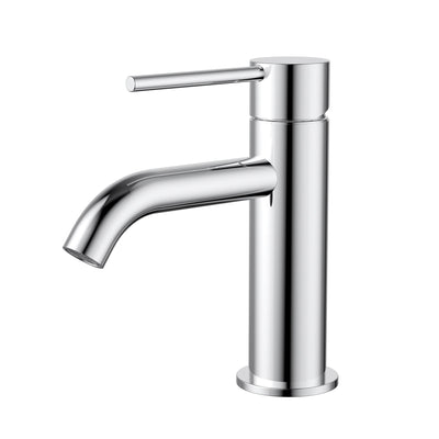 MN Star Mini Basin Mixer Curved Spout Electroplated Chrome - Sydney Home Centre