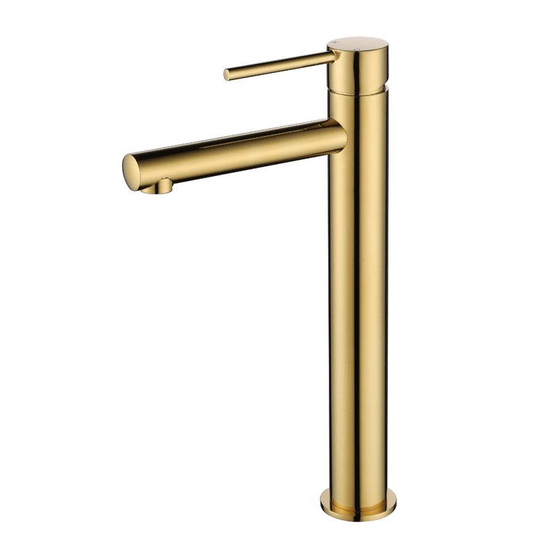 MN Star Mini High Rise Basin Mixer PVD Polished Brass - Sydney Home Centre