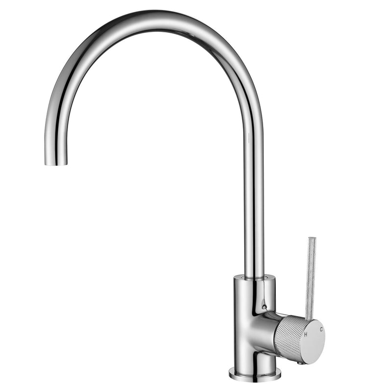 MN Star Mini Kitchen Mixer With Knurled Handle Chrome - Sydney Home Centre