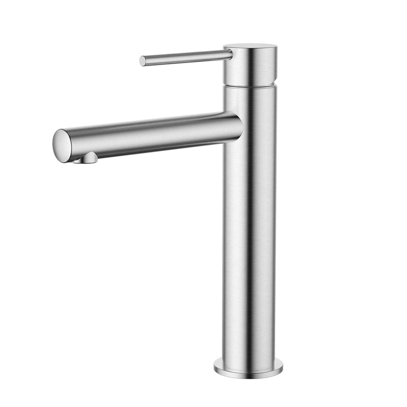 MN Star Mini Mid Rise Basin Mixer Electroplated Brushed Chrome - Sydney Home Centre