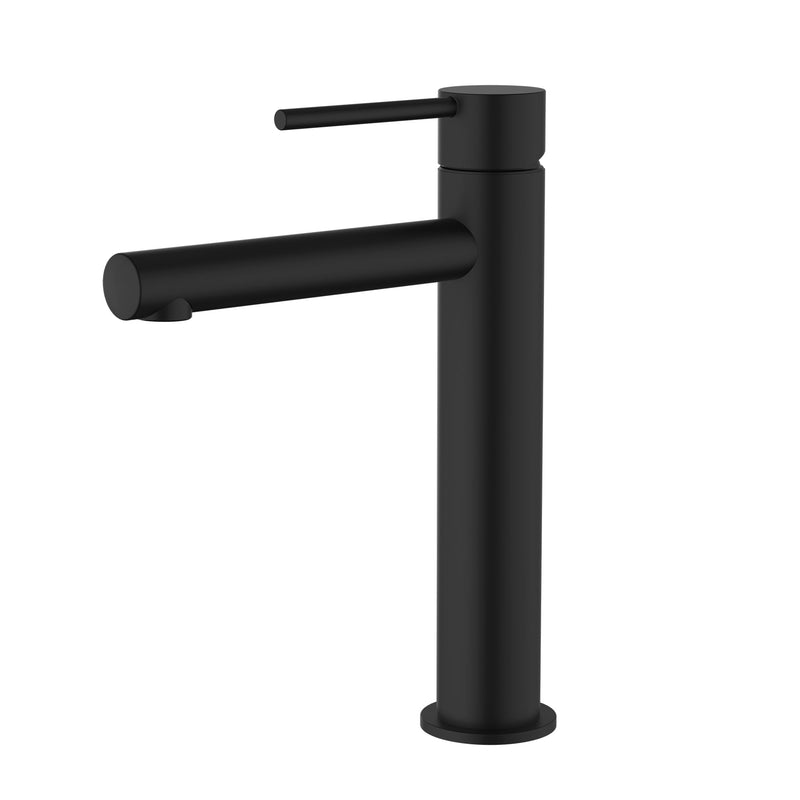 MN Star Mini Mid Rise Basin Mixer Electroplated Matte Black - Sydney Home Centre