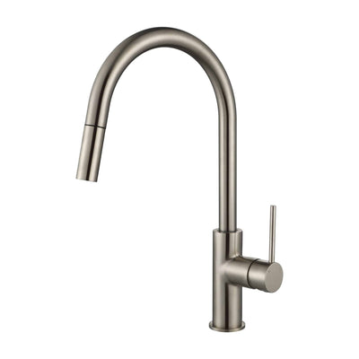 MN Star Mini Pull Out Kitchen Mixer Brushed Nickel - Sydney Home Centre