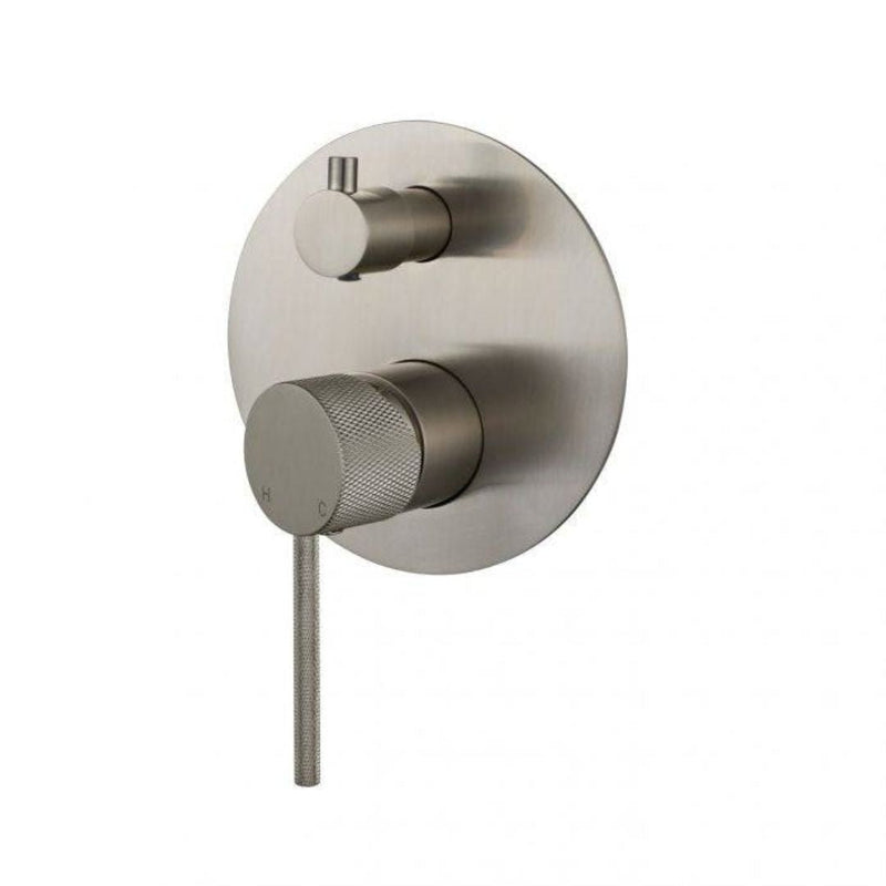 MN Star Mini Shower Diverter Brushed Nickel - Sydney Home Centre