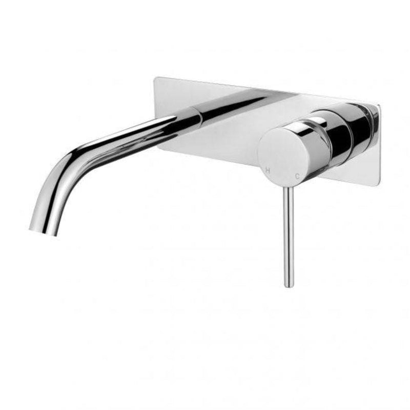 MN Star Mini Wall Basin / Bath Mixer With Knurled Handle Chrome - Sydney Home Centre