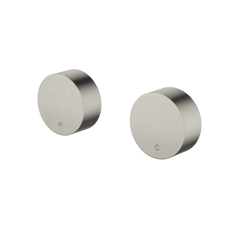 MN Star Mini Wall Top Assemblies Round PVD Brushed Nickel - Sydney Home Centre