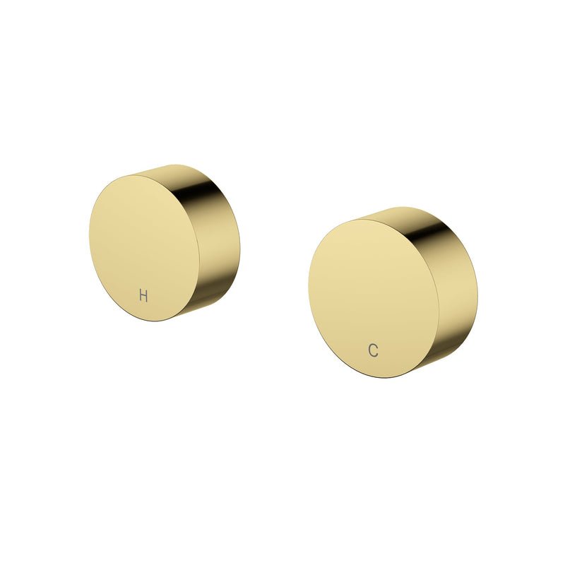 MN Star Mini Wall Top Assemblies Round PVD Polished Brass - Sydney Home Centre