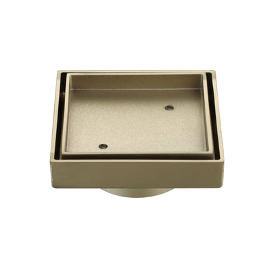 MN Tile Insert 115mm/75mm Outlet PVD Brushed Bronze - Sydney Home Centre