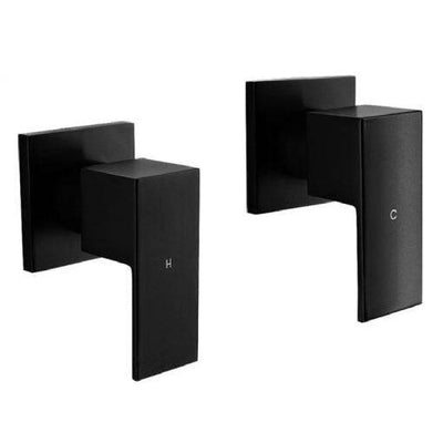 MN Wall Top Assemblies 1/4 Turn Square Matte Black - Sydney Home Centre