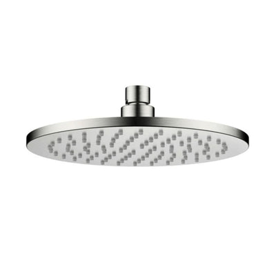 MN Brass Round Shower Head 250mm Brushed Nickel