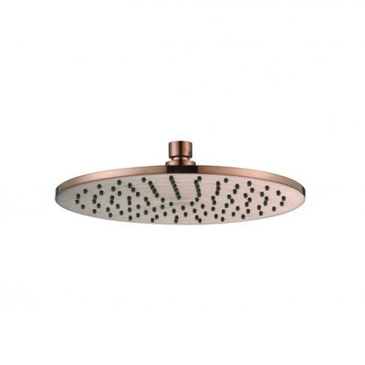 MN Brass Round Shower Head 250mm Champagne