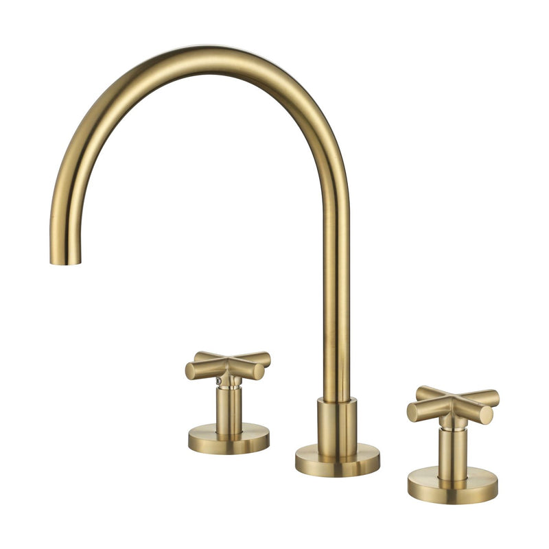 MN Ryker 1/4 Turn Kitchen Set Brushed Bronze