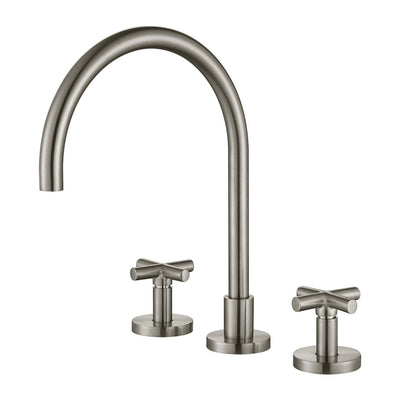 MN Ryker 1/4 Turn Kitchen Set Brushed Nickel