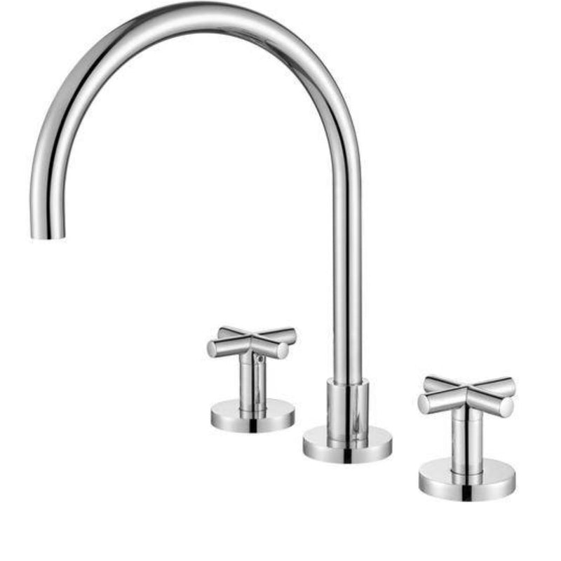 MN Ryker 1/4 Turn Kitchen Set Chrome