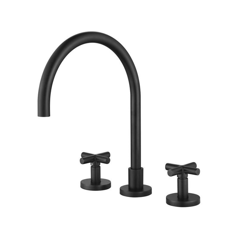 MN Ryker 1/4 Turn Kitchen Set Matte Black