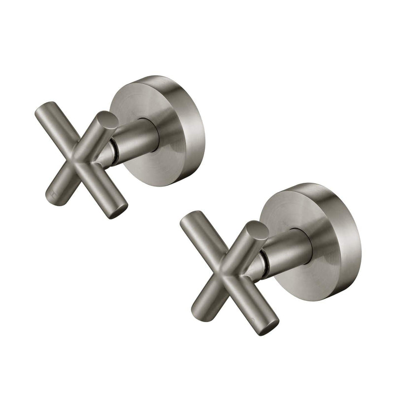 Ryker 1/4 Turn Wall Stops Assemblies Brushed Nickel - Sydney Home Centre