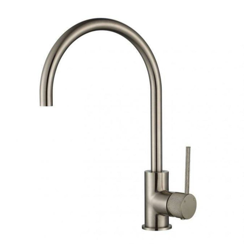 MN Star Mini Kitchen Mixer With Knurled Handle Brushed Nickel