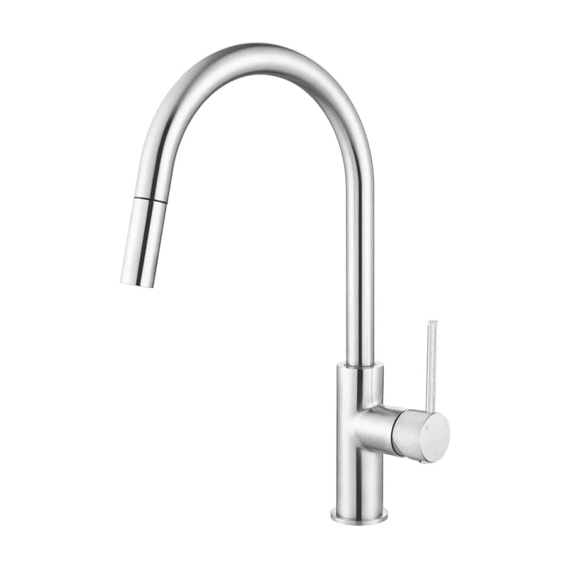 Star Mini Pull Out Kitchen Mixer With Knurled Handle Chrome - Sydney Home Centre