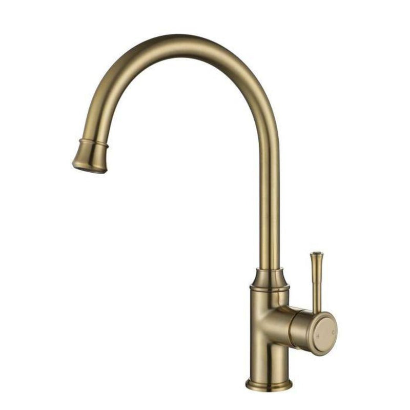 MN Montpellier Goose Neck Kitchen Mixer Brushed Bronze