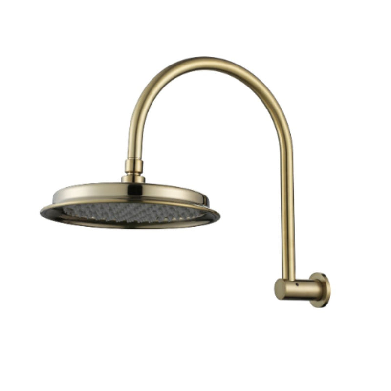 MN Montpellier Shower Arm With Shower Head Brushed Bronze