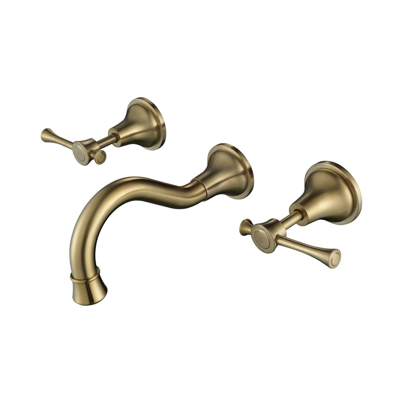 MN Montpellier Wall Bath Set Brushed Bronze