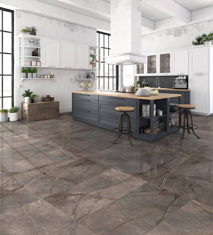 Silver Root Brown 600x1200 Polished - Sydney Home Centre