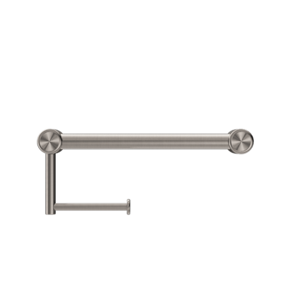 Nero Mecca Care 25mm Toilet Roll Rail 300mm Brushed Nickel - Sydney Home Centre