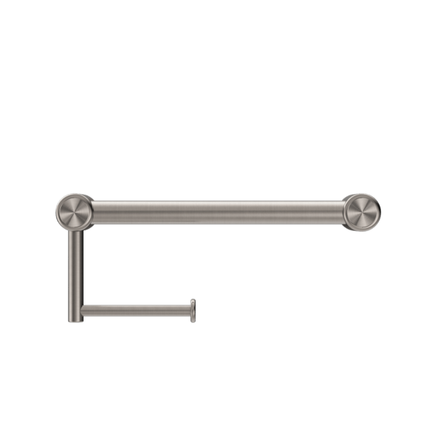 Nero Mecca Care 25mm Toilet Roll Rail 300mm Brushed Nickel - Sydney Home Centre