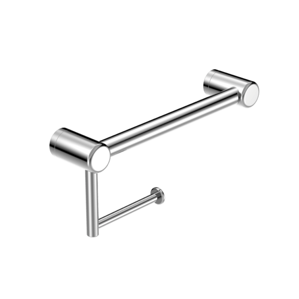 Nero Mecca Care 25mm Toilet Roll Rail 300mm Chrome - Sydney Home Centre