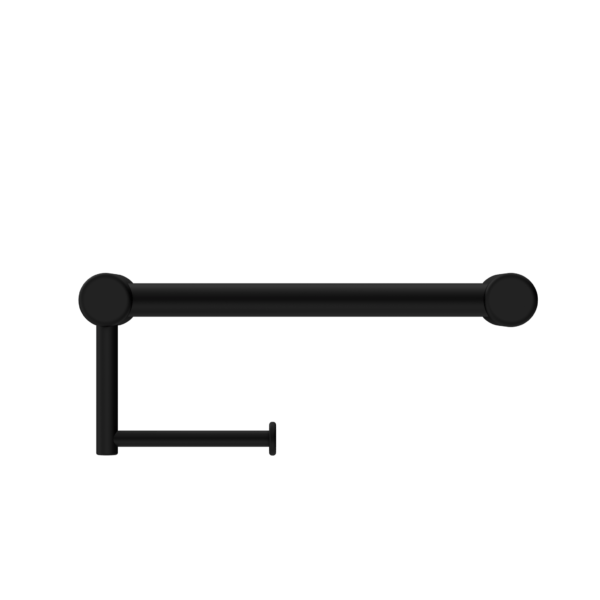 Nero Mecca Care 25mm Toilet Roll Rail 300mm Matte Black - Sydney Home Centre