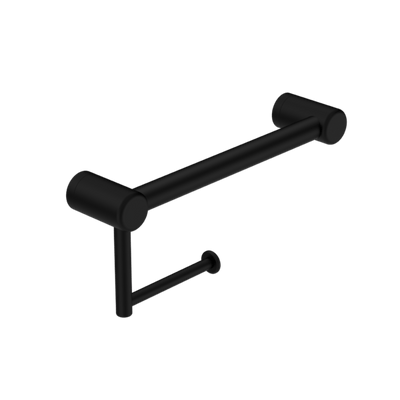 Nero Mecca Care 25mm Toilet Roll Rail 300mm Matte Black - Sydney Home Centre