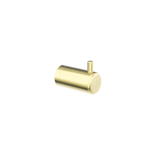 Nero Mecca Care 25mm Wall Hook Brushed Gold - Sydney Home Centre